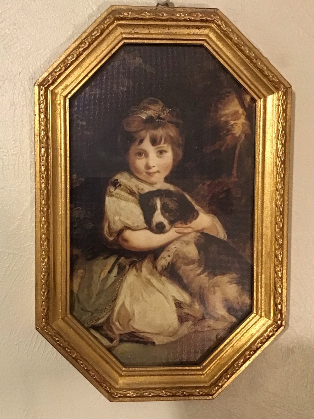 Vintage MCM Miss Jane Bowles with Puppy, Made in Italy